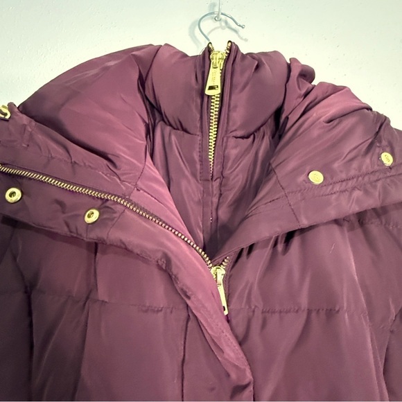 Cole Haan Signature plum puffer jacket, Sz S/P. NWOT. - Picture 3 of 11